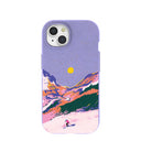 Lavender Alpine Sunset iPhone 15 Case
