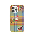 Honey Apple Plaid iPhone 14 Pro Case