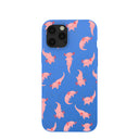 Electric Blue Axolotls iPhone 12 Pro Max Case