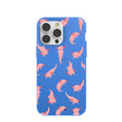 Electric Blue Axolotls iPhone 14 Pro Max Case