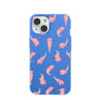 Electric Blue Axolotls iPhone 14 Case