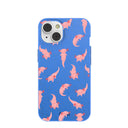 Electric Blue Axolotls iPhone 14 Case