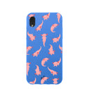 Electric Blue Axolotls iPhone XR Case