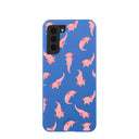 Electric Blue Axolotls Samsung Galaxy S21 Case