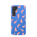 Electric Blue Axolotls Samsung Galaxy S24 Case