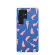 Electric Blue Axolotls Samsung Galaxy S25 Ultra Case