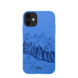 Electric Blue Backcountry Ski iPhone 11 Case