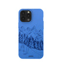 Electric Blue Backcountry Ski iPhone 13 Pro Max Case