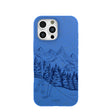 Electric Blue Backcountry Ski iPhone 16 Pro Max Case