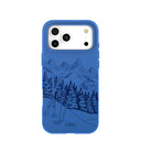 Electric Blue Backcountry Ski iPhone 17 Pro Max Case