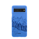 Electric Blue Backcountry Ski Google Pixel 8 Case