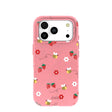 Bubblegum Pink Bees n Berries iPhone 17 Pro Case