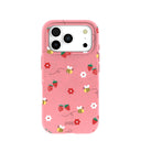 Bubblegum Pink Bees n Berries iPhone 17 Pro Case