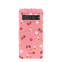 Bubblegum Pink Bees n Berries Google Pixel 7 Pro Case