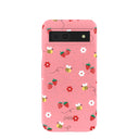 Bubblegum Pink Bees n Berries Google Pixel 8a Case