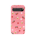 Bubblegum Pink Bees n Berries Google Pixel 9 Pro XL Case