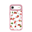 Clear Berry Pink iPhone Air Case With Petal Pink Ridge (MagSafe included)