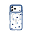 Clear Black and Blue iPhone 17 Pro Max Case With True Blue Ridge (MagSafe included)