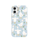 Powder Blue Blooming Quackers iPhone 16 Plus Case