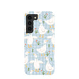 Powder Blue Blooming Quackers Samsung Galaxy S22 Case