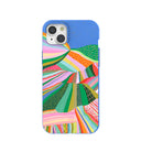 Electric Blue Bloomstatic iPhone 15 Plus Case