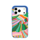 Electric Blue Bloomstatic iPhone 17 Pro Case