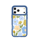 Clear Blossom Trail iPhone 17 Pro Max Case With True Blue Ridge (MagSafe included)
