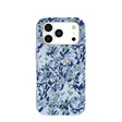 Powder Blue Blue Blooms iPhone 17 Pro Case