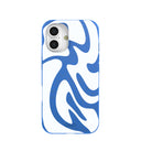 Electric Blue Blue Crush iPhone 16 Case
