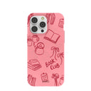 Bubblegum Pink Book Club iPhone 14 Pro Max Case