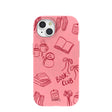 Bubblegum Pink Book Club iPhone 15 Case