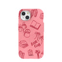 Bubblegum Pink Book Club iPhone 15 Case