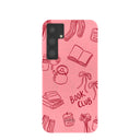 Bubblegum Pink Book Club Samsung Galaxy S24+(Plus) Case