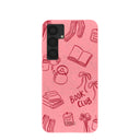 Bubblegum Pink Book Club Samsung Galaxy S25+(Plus) Case