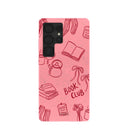 Bubblegum Pink Book Club Samsung Galaxy S25 Ultra Case