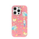 Bubblegum Pink Budgie Daydream iPhone 16 Pro Case
