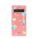 Bubblegum Pink Budgie Daydream Google Pixel 7 Pro Case