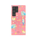 Bubblegum Pink Budgie Daydream Samsung Galaxy S24 Ultra Case