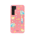 Bubblegum Pink Budgie Daydream Samsung Galaxy S25+(Plus) Case