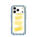Electric Blue Butter Bars iPhone 17 Pro Case