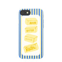 Electric Blue Butter Bars iPhone 6/6s/7/8/SE Case