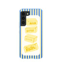 Electric Blue Butter Bars Samsung Galaxy S22 Case