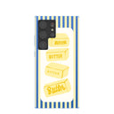 Electric Blue Butter Bars Samsung Galaxy S24 Ultra Case