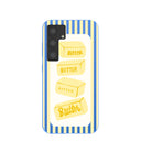 Electric Blue Butter Bars Samsung Galaxy S24 Case