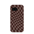 Chocolate Brown Cafe Check Google Pixel 9a Case