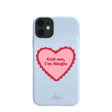 Powder Blue Call Me iPhone 11 Case