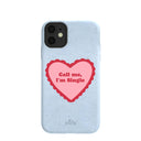 Powder Blue Call Me iPhone 11 Case