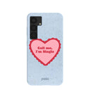 Powder Blue Call Me Samsung Galaxy S25 Case