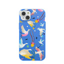 Electric Blue Calm Ascent iPhone 14 Plus Case