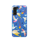 Electric Blue Calm Ascent Samsung Galaxy S21 Case